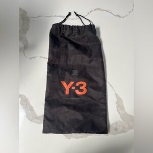 Adidas Y-3 Yohji Yamamoto Black Shoe Dust Drawstring Bag 15"x8"